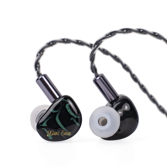 Monitor intraural Linsoul Kiwi Ears Cadenza 10 mm verde berilio