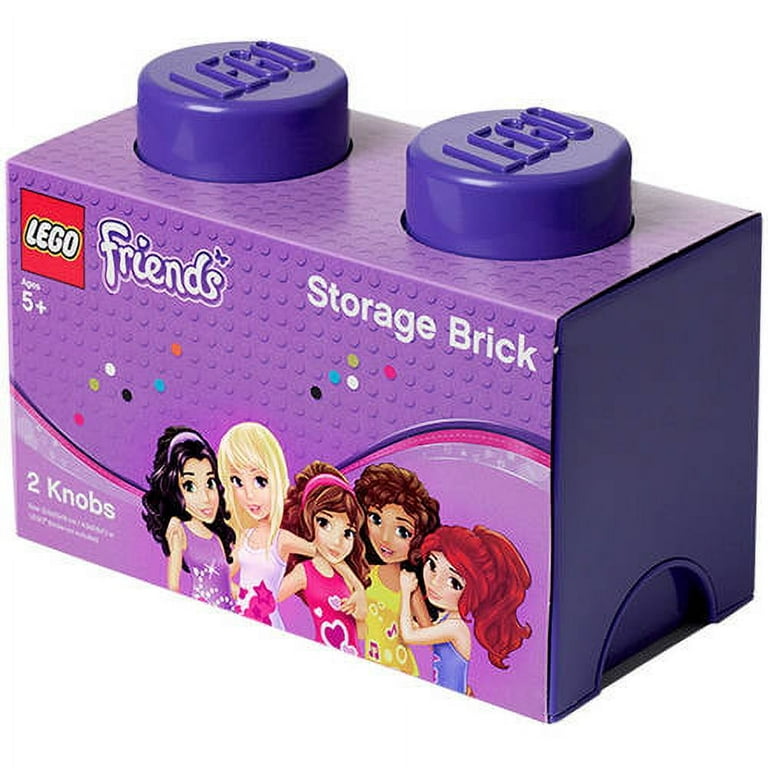 Room Copenhagen Lego Box with handle, lavender