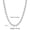 7mm_Silver, variant on 7/9/11mm Men Coffee Beans Marina Link Chain Necklace Gold Plated Stainless Steel