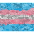 thumbnail image 3 of CafePress - Abstract Paint Splatter Transgender Pride Flag Pajamas - Women's Short Sleeve Print T-Shirt and Pants Light Cotton Pajama Set, 3 of 7