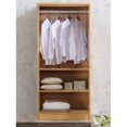 thumbnail image 3 of Hodedah 2 Portes Armoire Boisée avec 4 Étagères en Finition Beige, 3 of 6