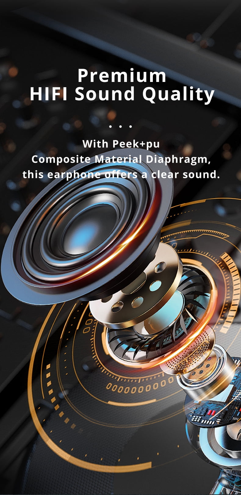 Seetoy Wireless Earbuds with Wearing Decoration Function, Earphones Bluetooth 5.2 Running, IPX5 Waterproof Earphones, Aluminium Alloy Body Stylish Design, Silvery