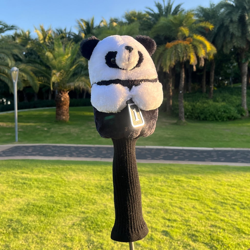Oasiva Golf Gifts Men Women Golf Driver Golf Club Cover Funny Plush Golf Club Headcover