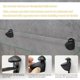 thumbnail image 5 of 4-piece Glass Shelf Brackets Adjustable Glass Brackets For Thickness 2-21 Zinc Alloy Wall Mount Fixed Plate Support Holder Clamp, 5 of 9
