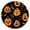 Halloween-357, variant on Halloween Themed Elastic Table Cover for 44 Inch Round Table - Pumpkin Printed Washable Fabric Party Dining Room Decor
