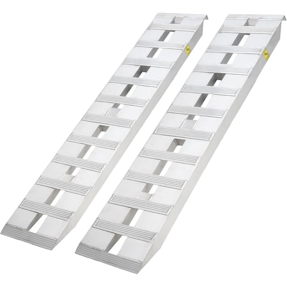 Aluminum Loading Ramps, 6000lbs Capacity for ATV, Motorcycle, Quad, Lawn Mower, Snow Blower, 94"x15", 2pcs
