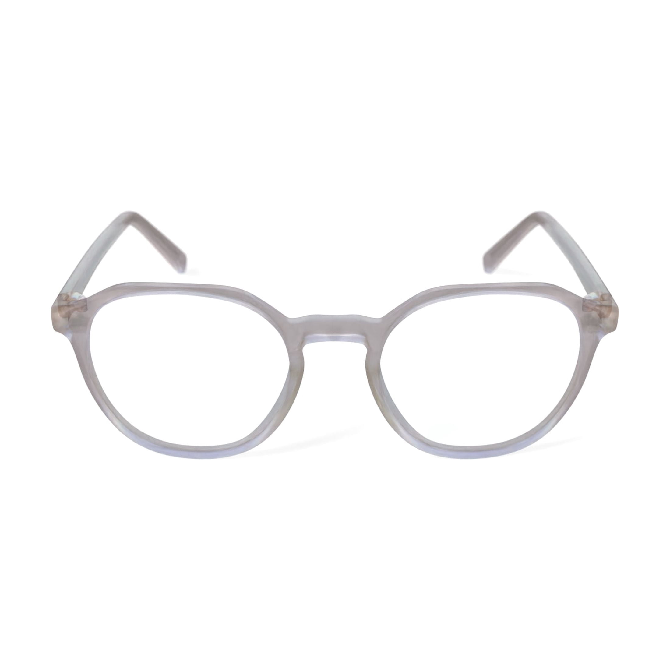 Womens Kathryn Rx'ble Eyeglasses with Case, AMBER