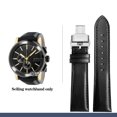 thumbnail image 3 of Correa de reloj de piel de vaca de alta calidad GC para Gu-c-ci, correa de cuero YA101202 YA101203, pulsera de reloj Citizen para hombre y mujer, color negro, 23 mm, 3 of 5