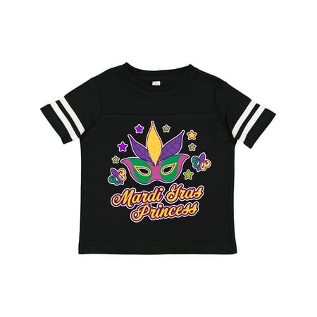 

Inktastic Mardi Gras Princess with Mask and Stars Gift Toddler Toddler Girl T-Shirt