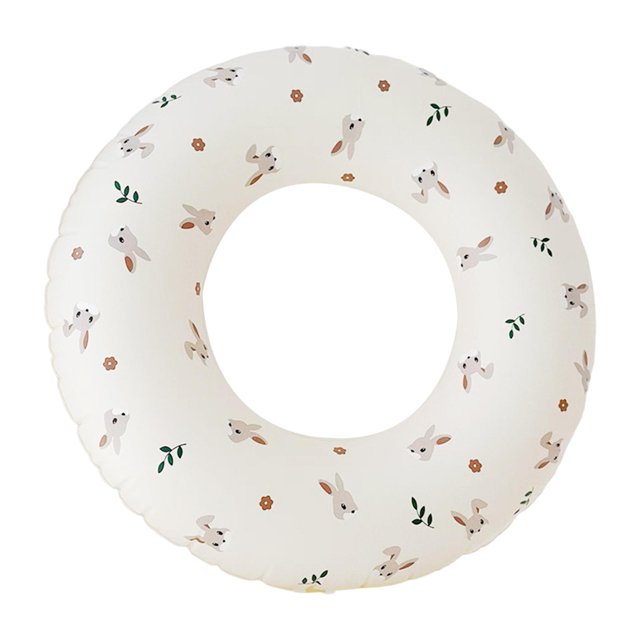 Anillo de natación para niños, accesorios para fotos, juguetes flotantes de agua, tubo de natación para niñas conejo interior 25cm