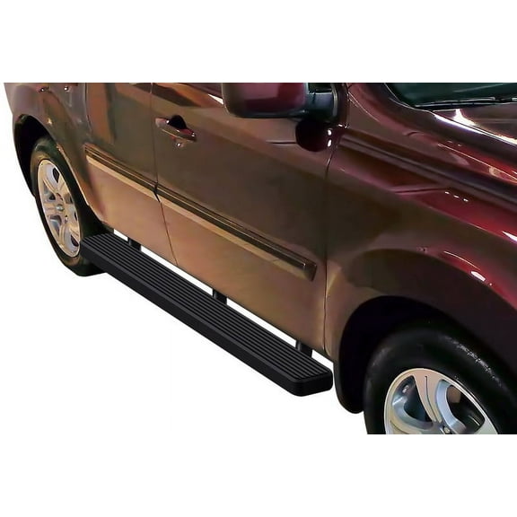 2009-2015 Honda Pilot Black Finish 5 Inch Door-Door Side Bar Side Step Running Board