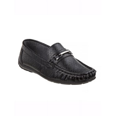 Josmo Kids Moccasin Loafers - Boys Boat Shoes Slip-On Dress Casual Shoes