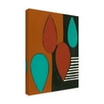 thumbnail image 2 of Regina Moore 'Rust and Teal Patterns IX' Canvas Art, 2 of 3