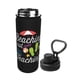 thumbnail image 2 of Botella de agua aislada de acero inoxidable de 18 oz, novedosa, portátil, para viajes, gimnasios, deportes al aire libre., 2 of 5