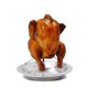 thumbnail image 1 of Soporte de pollo para asador vertical de acero inoxidable con bandeja de goteo para horno Abanopi Soporte para tostador, 1 of 6
