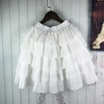 thumbnail image 5 of ZHOUCHANKIDS Tween Girls Elegant Dresses Kids Summer Ruffle Sleeve Dress White 2-3 Years, 5 of 8