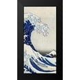 thumbnail image 2 of Hokusai 9x14 Black Modern Framed Museum Art Print Titled - The Great Wave of Kanagawa (center), 2 of 5