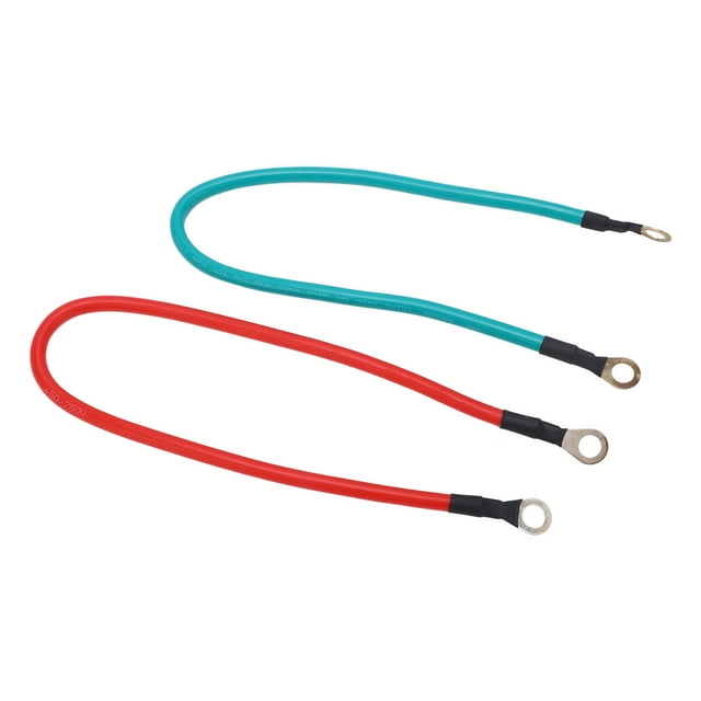 Battery Cord, 2pcs Stable Power Supply Red Green Battery Cable For 173 178F
