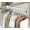 White, variant on A punch-free clothes drying rack single hole 10-pole balcony home clothes drying rack dormitory clothes hanging college students indoor folding clothes drying pole to dry quilts