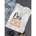 thumbnail image 3 of One Thankful Mama. T-Shirt Women -Image by Shutterstock, Female 4X-Large, 3 of 4