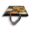 thumbnail image 4 of Women's Tote Handbag Cloth Handbag Large Tote Bag Shopping Bag Pumpkins and Sunflowers Pattern, 4 of 8