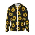 thumbnail image 2 of Lsque Sunflowers UPF 50+ Lightweight Sun Protection Men's Women's Long Sleeve Shirt, Hoodie Performance -Small, 2 of 9