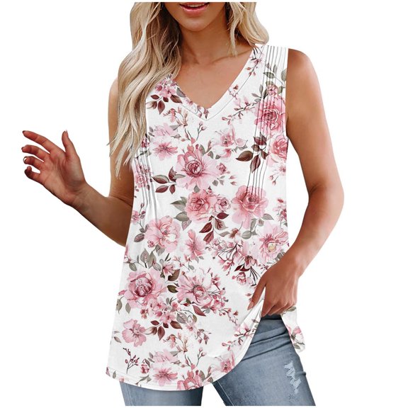 Summer Tops For Women Trendy White Cotton Tank Tops For Women Ribbed Plus Size Short Sleeve Tunic Tops For Women Leggings T Shirts For Women Graphic Country