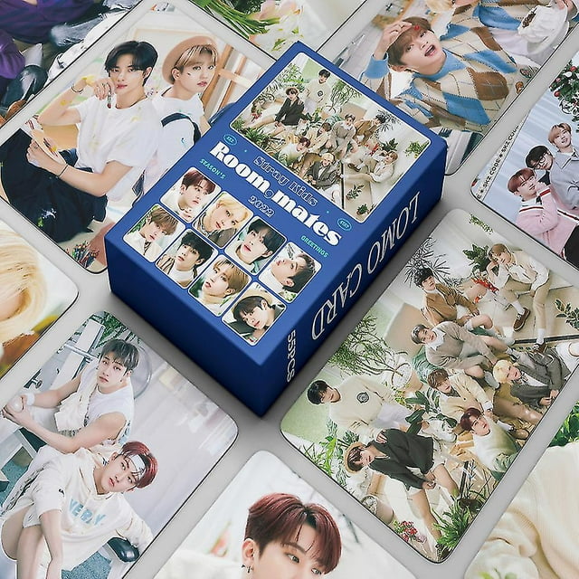 55 uds/Kpop Stray Kids No Easy Lomo Cards Ateez Txt dos veces Nct Bangtang Boys Txt Enhypen Itzy Mamamoo tarjeta álbum Idol Fan Card