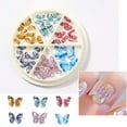 thumbnail image 4 of vnanda Shiny Nail Decorations 1 Box 3d Butterfly Nail Charms Resin Ornament Diy Craft Project Manicure Accessories Nail Art Jewelry Phone Case for Women, 4 of 8