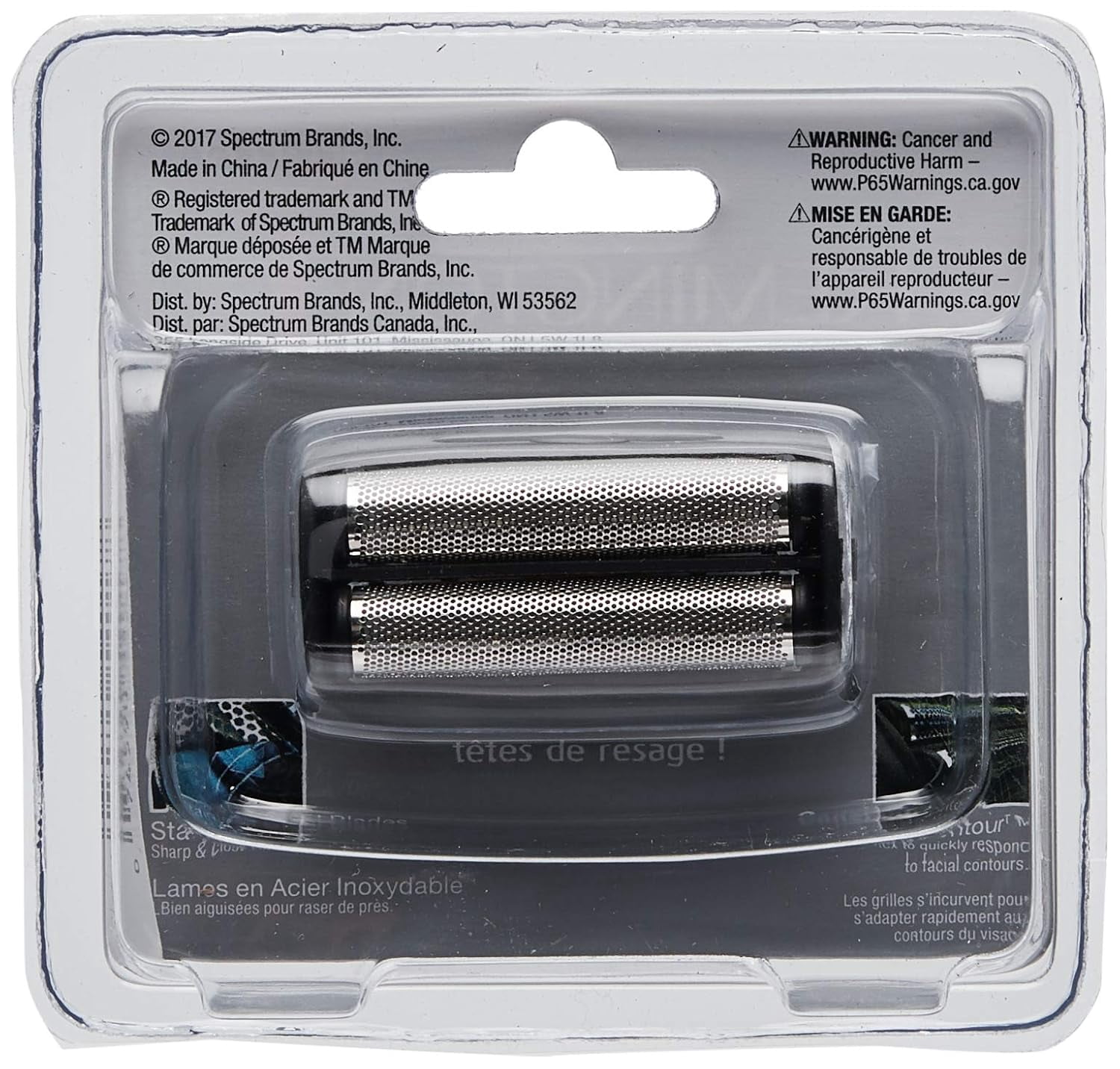 REMINGTON Replacement Foil Shaver Head and Cutter Assembly for PF7300, Compatible with F3010 & PF7320, Black