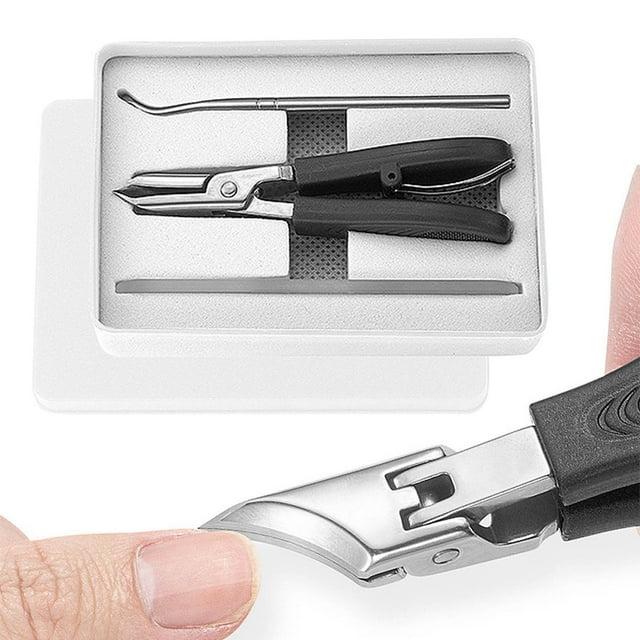 YWIYIUD 1 Set 4.06 X2.83 Inch Portable and Durable Angled NailClippers for Home Hotel and Travel Use Practical and Reusable NailClipper Tool Suitable for Adults and Seniors