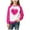 Rose Chaud, variante sur Tauxra Chandail à Manches Longues Imprimé pour Adultes, chandail à Capuche à Manches Raglan avec Design Décontracté de Mode Urbaine, Tissu Doux en Mélange de Polyester et Spandex pour Toujours