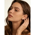 thumbnail image 4 of Silvora Initial Heart Stud Earrings for Women Sterling Silver Hypoallergenic Letter C Earrings Charm Mother Daughter Christmas Birthday Jewelry Gift, 4 of 8