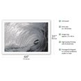 thumbnail image 2 of Black and White Tube Barrel - Hawaiian Breaking Wave - Hawaii - From an Original Color Photograph by Paul Topp - Fine Art Rolled Canvas Print (Unframed) 27in x 40in, 2 of 4