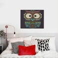 thumbnail image 4 of Picia Boho Owl Pattern Decorative Picture – Unique Wall Art, Modern Canvas Print for Trendy Interiors (Horizontal), 4 of 6