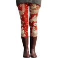 thumbnail image 2 of Christmas Leggings for Women Elastic High Waist Festive Print Soft Stretch Tight Pants Workout Yoga Pants, 2 of 6
