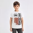 thumbnail image 2 of HAYIMI Kids O-Neck T-Shirts Knit Textured Casual Tee Shirt For Boys Soft Comfortable Daily Wear Youth Tops Lovely Dailywear, 2 of 4