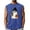Blue #006, variant on Halloween Tank Top for Men Funny Ghost Skull Crew Neck Spooky Top Ghost Sleeveless Washed Vintage Shirt 2XL
