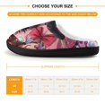 thumbnail image 2 of Dandadan Kid's Cotton Slippers Winter Warm Soft Plush Slippers with Rubber Sole Non-Slip Indoor Outdoor Slip on Shoes Fluffy House Slippers For Boys Girls Teen, 2 of 8