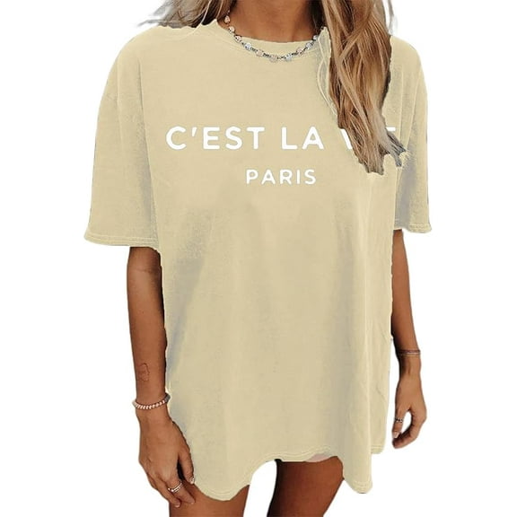 [2025 New Model]Zoyami Womens Oversized T Shirt Graphic Tee Casual Summer Loose Short Sleeve TopHip-hop street style