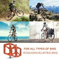thumbnail image 6 of BUCKLOS MTB Pedals Mountain Bike Pedals Platform 9/16” Lightweight Non-Slip Cycling Double DU Sealed Bearing Flat Pedals with 16 Anti-Skid Pins, 6 of 7