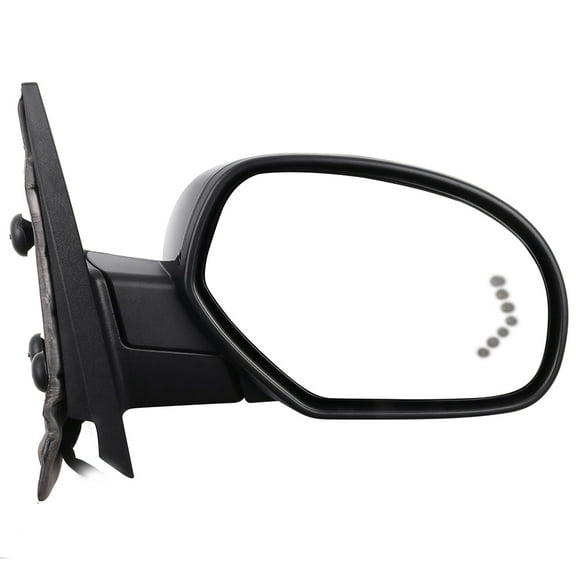 ECCPP Right Passenger Side View Memory Mirror Fits for 2007-2013 For Chevy Silverado Tahoe Suburban Avalanche Black Power Adjustment Heated Manual Folding Outside Rear View Replacement Door Mirror
