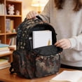 thumbnail image 5 of Xoenoiee Wolf Camo American Flag Print Backpacks School Bag for Boys Large Capacity Bookbag Shoulder Bags Kids Back to School Gift Travel Daypack Satchel Rucksack with Side Pockets, 5 of 7