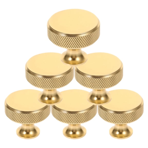 FUEENIRVA Elegant Golden Cabinet Furniture Knobs Comfortable Grip Modern