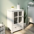 thumbnail image 6 of GZXS Buffet Storage Cabinet With Single Glass Doors And Unique Bell Handle, 6 of 7