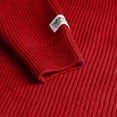 thumbnail image 6 of SELONE Oversized Sweaters for Women Winter Crewneck Tops Ribbed Long Sleeve Pullover Cozy Soild Knitwear Red Free Size, 6 of 7