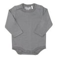 thumbnail image 1 of Coccoli Tencel Modal Long Sleeve Onesie - Granite / 6 Months (13-16 lbs) / Core, 1 of 2