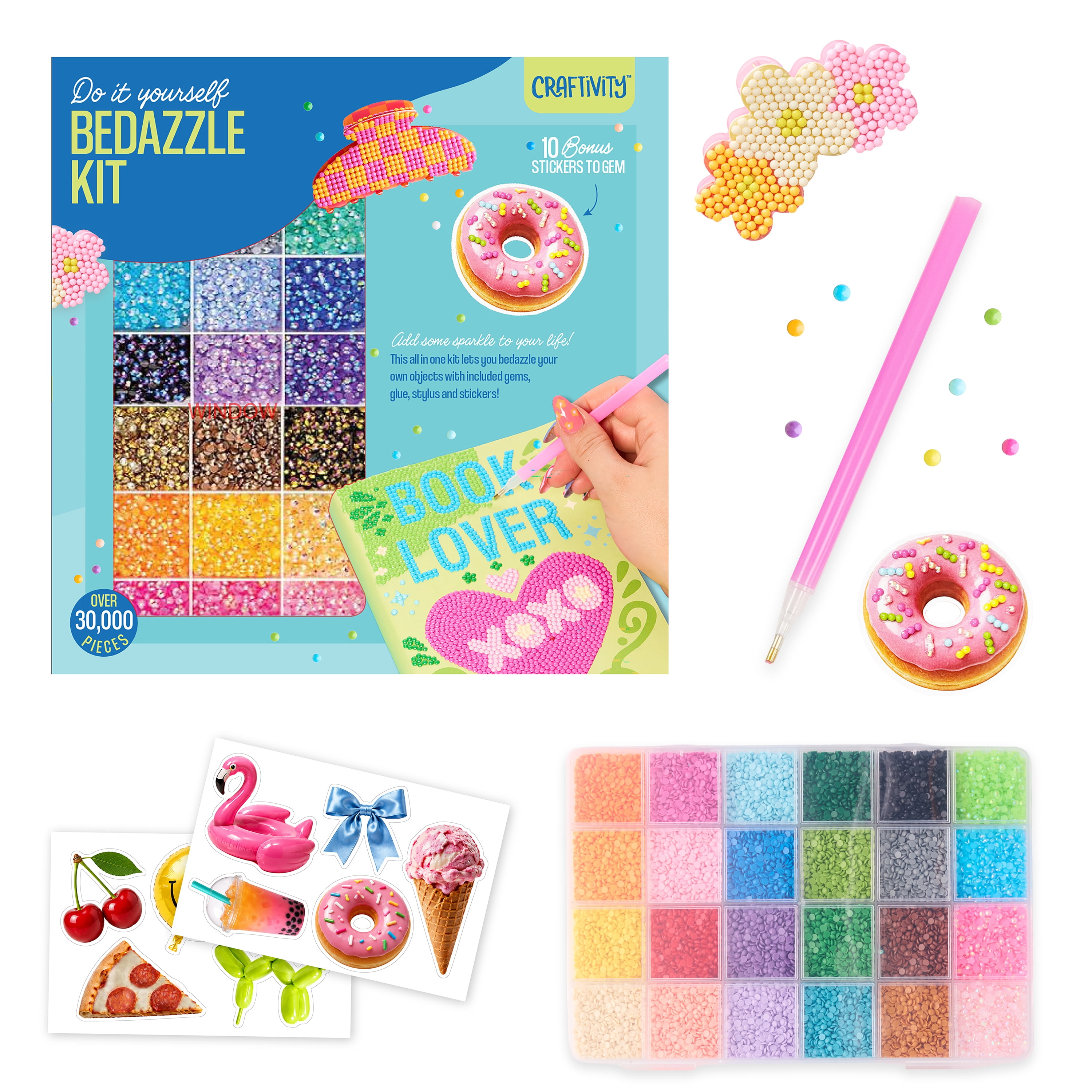 Creativity for Kids BookTok Bedazzle, Craft Kit for Kids & Tweens
