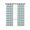 Turquoise, variant on Navy Blue Striped Blackout Curtains, Light Blocking Print Window Curtains, Farmhouse Striped Geometric Art Thermal Insulated Window Drapes for Living Room Kitchen Cafe 2 Panels, 84"W x 84"L