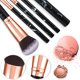 thumbnail image 4 of Juego de brochas de maquillaje portátiles (negro), juego de 10 brochas de maquillaje de mármol, juego de brochas para base de maquillaje, polvos, rubor, sombras de ojos mixtas, 4 of 5